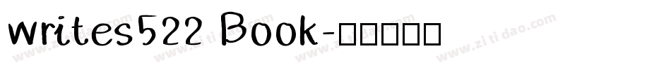 writes522 Book字体转换